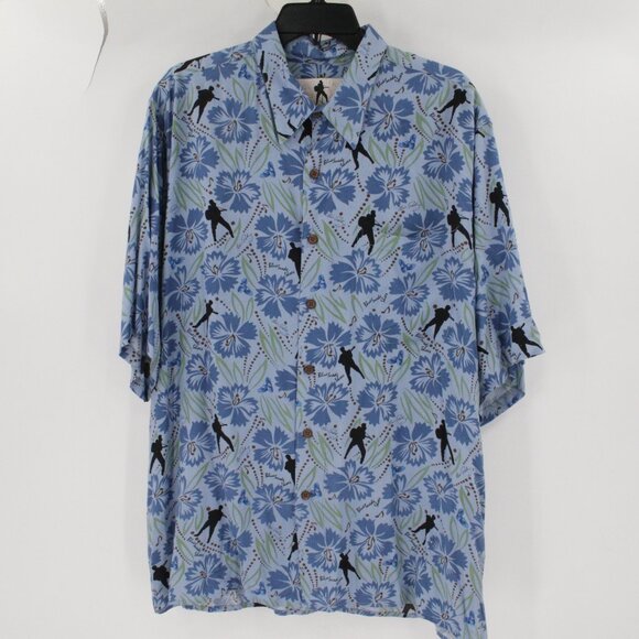 Vintage Reyn Spooner Hawaiian Shirt Men’s XL Elvis Presley Spun Rayon Button Up - Picture 2 of 11